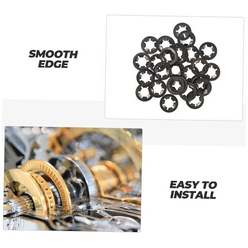 Carbon Steel Internal Tooth Lock Washers 7 Sizes Quick Speeds Locking Washers Bearing Clip Ring in Saudi Arabia