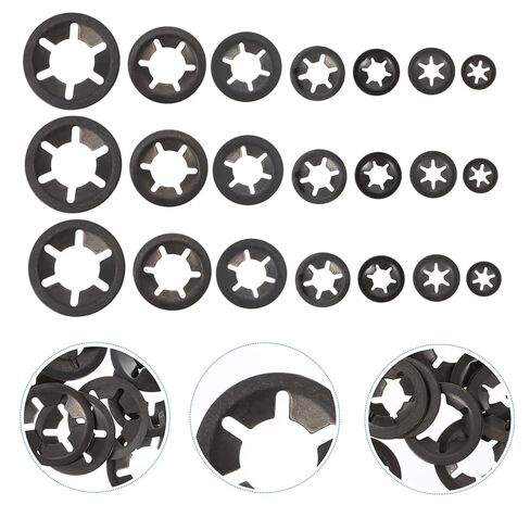 Carbon Steel Internal Tooth Lock Washers 7 Sizes Quick Speeds Locking Washers Bearing Clip Ring in Saudi Arabia