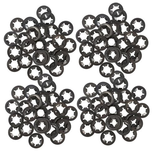 210pcs Bearing Clamp Washer Carbon Steel Locking Fastener Internal Tooth Washer Clamp Retaining Ring in Saudi Arabia