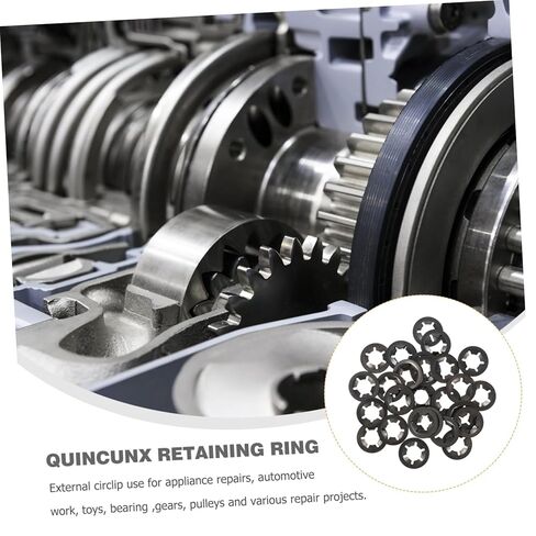 210pcs Bearing Clamp Washer Carbon Steel Locking Fastener Internal Tooth Washer Clamp Retaining Ring in Saudi Arabia