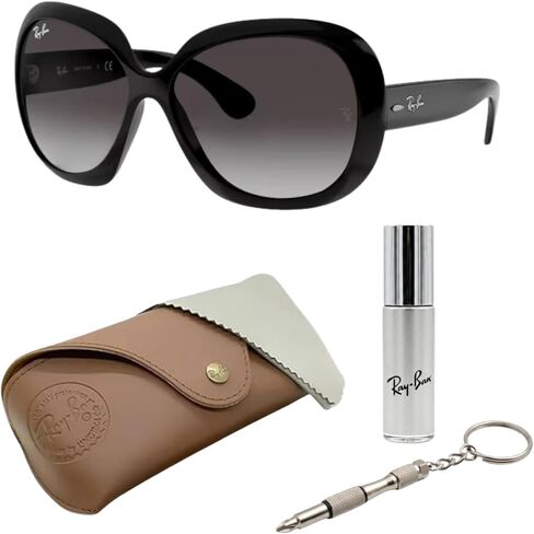 Ray-Ban RB4098 JACKIE OHH II Butterfly Shape Sunglasses with Official Eyewear Kit Bundle in Saudi Arabia