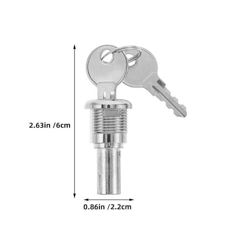 Kisangel 2sets آلة البيع قفل ومفتاح، اسطوانة قفل معدني مع مفتاح لآلات البيع فقاعة Gumball وجبة خفيفة موزعات الحلوى استبدال in Kuwait