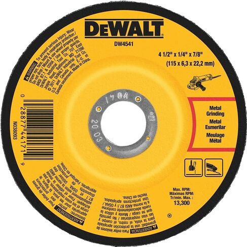 DeWalt DW4541 Grinding Wheel, 4-1/2 x 1/4 x 7/8 In. - Quantity 25 in Saudi Arabia