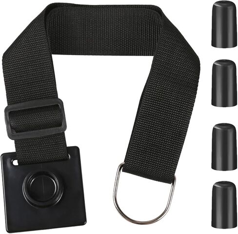 Adjustable Non-Slip Cello Strap,Cello Stopper With 4 Pcs cellos Endpin Rubber Tip,Black cello Endpin Anchor Rock Stop in Kuwait