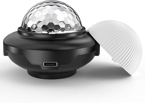 3-in-1 RGB Night Light and Mini DJ Disco Ball Party Light Set, Sound Activated Color Changing LED Lights for Car, Home, Party Atmosphere with Music Sync in Saudi Arabia
