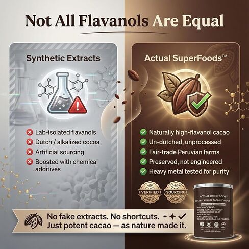 High Flavanol Cacao Powder Blend - Flavanols & Flavanoids - Organic Coffee Alternative with Lions Mane, Ashwagandha, Maca & Ceylon Cinnamon - 7.4 ounces - Morning Focus & Energy Ritual in Saudi Arabia