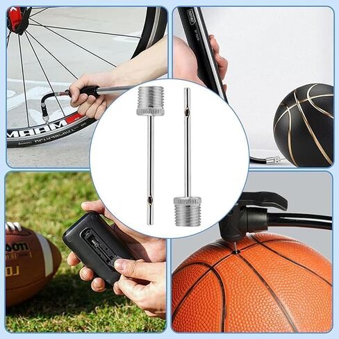 30pcs Air Pump Needles, Stainless Steel Ball Pump Needle with Storage Box, Suitable for Soccer Balls, Basketballs, Volleyballs, Yoga Balls in Saudi Arabia