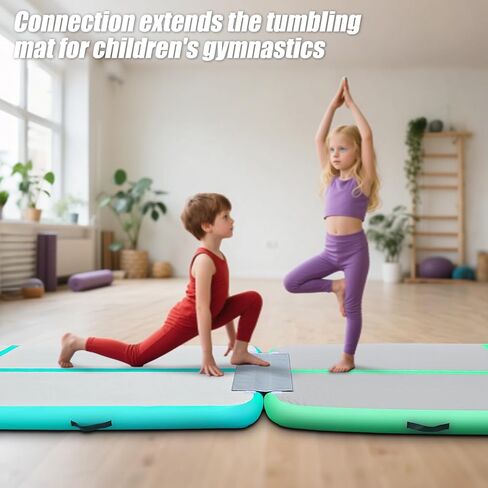 SUDOO Inflatable Air Mat Tumble Track Connector Tape Strap Hook-and-Loop Fastener Interlocking Fabric Fastener for 10ft/13ft /16ft Tumbling Gymnastic Yoga Camping in Kuwait