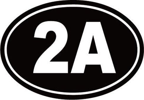 Decaltor Pink 2A 2nd Amendment Vehicle & Property Protected by 2A Vinyl Decal Sticker Car Truck Van SUV Window Wall Cup Laptop 3'' X 5'' in Kuwait