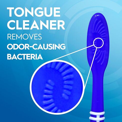 فرشاة أسنان أورال-بي مزدوجة التنظيف، متوسطة، عدد 6 in Kuwait