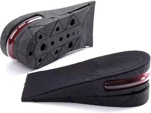 Height Increase Insoles for Mens Shoes (1 to 3 inch Boost) Adjustable 4 Layer Height Boost Heel Inserts in Kuwait