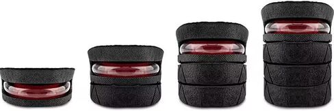 Height Increase Insoles for Mens Shoes (1 to 3 inch Boost) Adjustable 4 Layer Height Boost Heel Inserts in Kuwait