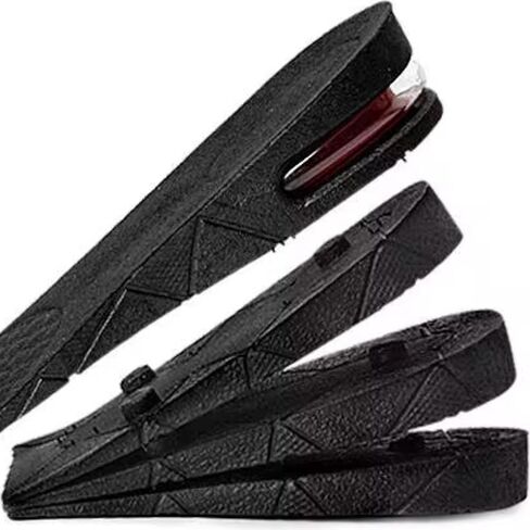 Height Increase Insoles for Mens Shoes (1 to 3 inch Boost) Adjustable 4 Layer Height Boost Heel Inserts in Kuwait