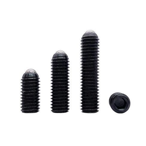 M2.5x4mm الكرة المكبس الموضوع مسدس المقبس الكرة الربيع الغطاسون عرافة المقبس الكرة نقطة نكش مجموعة مسامير سبائك الصلب 20 قطعة in Kuwait