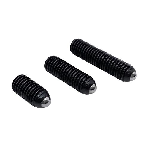 M2.5x4mm الكرة المكبس الموضوع مسدس المقبس الكرة الربيع الغطاسون عرافة المقبس الكرة نقطة نكش مجموعة مسامير سبائك الصلب 20 قطعة in Kuwait