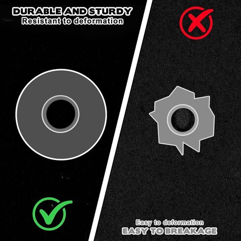 50 Pcs Clear Plastic Washers Flat, 3/4 Inch Clear Vinyl Replacement Washers Flat for Shower Door Handle Nylon Washer Gasket for Glass Shower Door Handle Towel Bars Standoff Cap Assemblies in Saudi Arabia