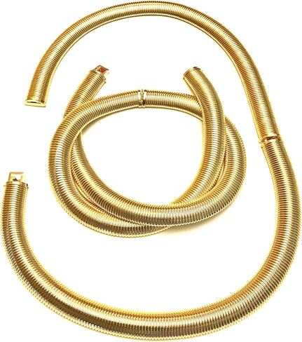 Marshal Metal Fashion Necklace 18K Gold Plated Brass Omega Choker Necklace in Saudi Arabia