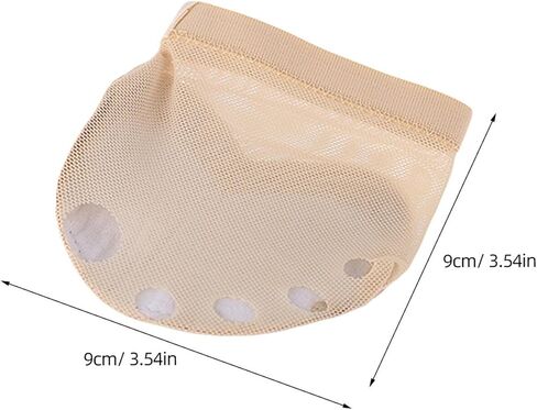 Milisten Ballet Forefoot Cushion Half Sole Dance Shoes Pads for Women Size L Elastic Non-Slip Protection for Ballet Latin Belly and Modern Dance in Saudi Arabia
