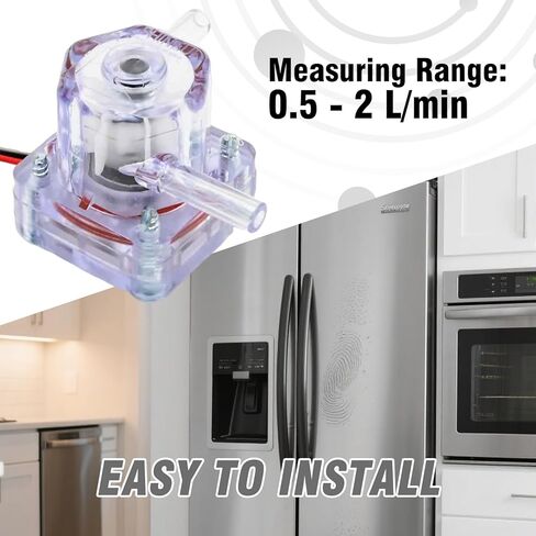 MDEOOSKY 0420A Micro Flow Sensor Meter Miniature Flowmeter, Replacement for Sears Kenmore Elite Refrigerator Fridge Ice Maker, Replaces 0420A in Saudi Arabia