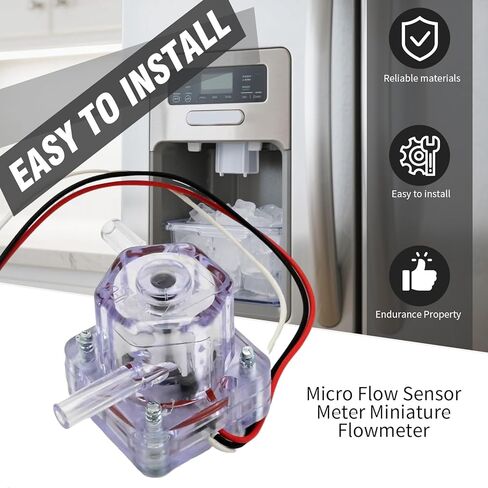 MDEOOSKY 0420A Micro Flow Sensor Meter Miniature Flowmeter, Replacement for Sears Kenmore Elite Refrigerator Fridge Ice Maker, Replaces 0420A in Saudi Arabia