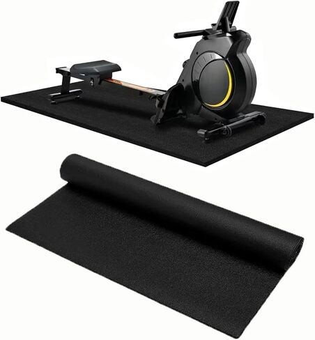 Walking Pad Mat for Carpet, Treadmill Mat for Hardwood Floors, Bike Mats Compatible with Peloton – Non-Slip Exercise Mats, Shock Absorbing & Floor Protection for Home Gym Use (84" Lx 36" W x0.24 Th) in Kuwait