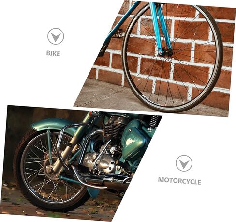 Abaodam 144Pcs Reflective Wheel Covers for Dirt Bikes Motorcycles Lightweight Sleeves for Spokes Protection Decoration Night Visibility in Saudi Arabia