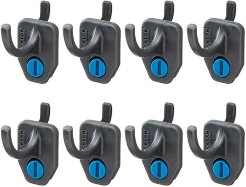 ROCKLER Hang-Tight Pegboard C Hooks for Hanging Tools - Secure Hold Heavy Duty Pegboard Hooks w/Locking Design - Ideal Wall & Shelf Organizers to Provide A Snug Fit On Both Steel & Hardboard Panels in Saudi Arabia