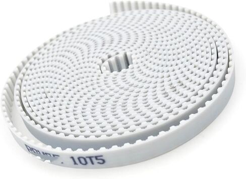 White T5 Open Synchronous Belt Width 30mm Polyurethane Steel PU T5 Open Timing Belt T5-30 30T5(6Meters) in Kuwait