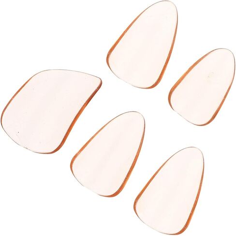 VICASKY 5pcs Large Orange Guzheng Finger Nails Guzheng Practice Fake Nails Instrument Protectors for Beginners and Performance in Kuwait