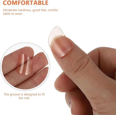 VICASKY 5pcs Large Orange Guzheng Finger Nails Guzheng Practice Fake Nails Instrument Protectors for Beginners and Performance in Kuwait