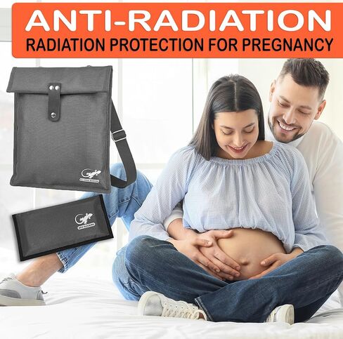 Faraday Bag RFID Signal Blocking for Tablets & Phones | Anti Theft Travel Pouch with Magnetic Closure | RFID Blocking Sleeves for Passport & Devices | Nylon Crossbody EMP Shield Bag in Kuwait