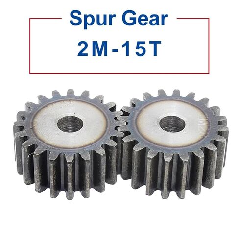 Flat Gear 2M15T Teeth Outer Diameter 34mm Bore 10 Low Carbon Steel Motor Thickness 20 1Pcs in Saudi Arabia