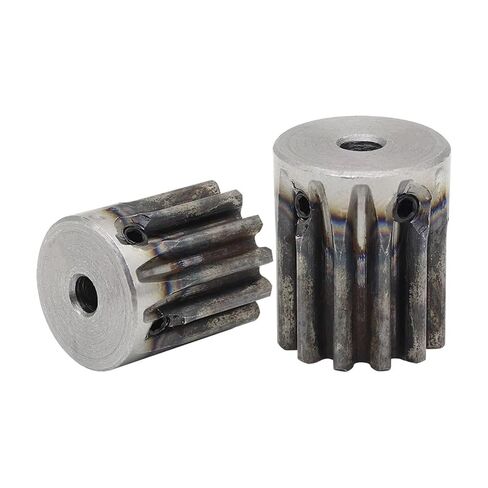 1.5M Spur Gear 8Teeth 9Teeth 10Teeth 11Teeth Carbon Steel with Metal Boss 5/6/8mm Inner Hole Induction Hardening 1Pcs(5 mm,10 Teeth) in Saudi Arabia