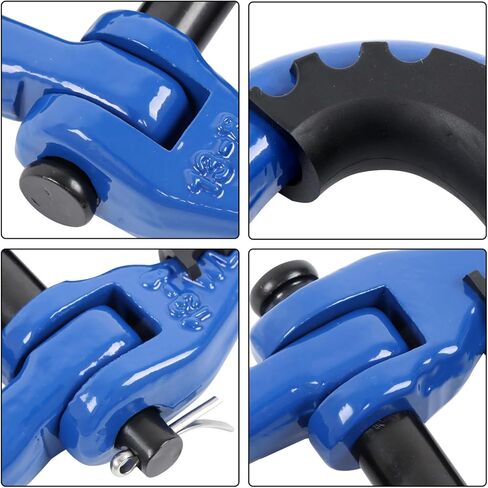 LABLT Blue 2 Pack 1/2" Safety Chain Connector Link G80 Tow Hitch Hammerlock Coupling Link Tow Chain Connector with 12000 lbs Loading in Saudi Arabia