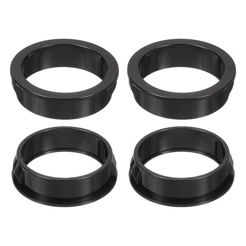 uxcell 4 Pcs Cable Snap Bushing Grommet, 1-1/2" Mounting Dia Black Round Nylon Snap in Cable Grommet Protector, Plastic Cable Hole Grommets for Wiring in Saudi Arabia