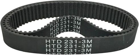 حزام توقيت الطابعة Zkenshan-3D حزام توقيت مطاطي HTD 231-3M HTD 234-3M HTD 237-3M، قطعة واحدة، أحزمة متزامنة (الطول: المحيط 231 مم، العرض: 10 مم) in Kuwait