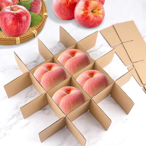 10 Set Moving Box Divider Kits, 13 x 13 x 3Inch Shipping Protective Cardboard Packing Dividers for Glassware Fruit Separation, Moving Kitchen Packing Supplies(Box Not Included) in Kuwait