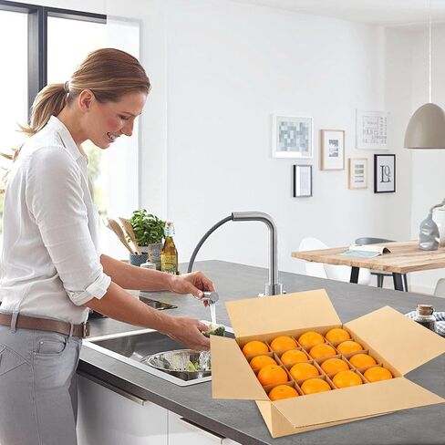 10 Set Moving Box Divider Kits, 13 x 13 x 3Inch Shipping Protective Cardboard Packing Dividers for Glassware Fruit Separation, Moving Kitchen Packing Supplies(Box Not Included) in Kuwait