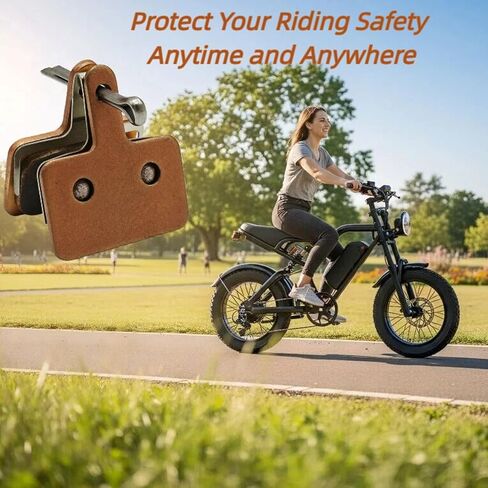 Sintered E-Bike Brake Pads for Hikeep K6-G/K6-L/K6-T/COCO, Rear Front Disc Brake Pads, Electric Dirt Bike Accessories Replacement Parts for Hikeep in Kuwait