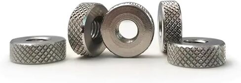 RWRAPS 10Pcs 304 Stainless Steel Knurled Hand Nut M3M4M5M6 Hardware Nut(10pcs M5) in Kuwait