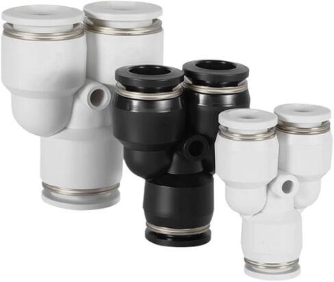1/10/20 PCS PW 8-6 8-4 Pneumatic Y-Shaped Reducing 3 Way Air Hose Quick Connector Splitter Push In Tube Fitting Reducer(PW10-8,20 PCS) in Saudi Arabia