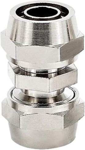 1 قطعة موصل سريع للقصبة الهوائية برغي سريع نحاسي مستقيم من خلال خرطوم نايلون هوائي قفل نوع الأم قفل سريع PU - 4/6/8 مم (14) in Kuwait