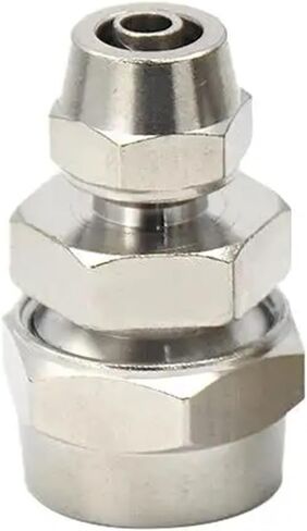 1pcs Trachea quick connector copper quick screw straight through pneumatic nylon hose lock mother type quick lock PU - 4/6/8 mm(14) in Saudi Arabia