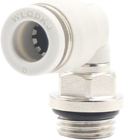 1 قطعة PLG عازمة من خلال بوتيك الأبيض الهوائية القصبة الهوائية التوصيل السريع البلاستيك G الخيوط موصل PL8-02/4-M5/10-3(PL8-03G) in Kuwait