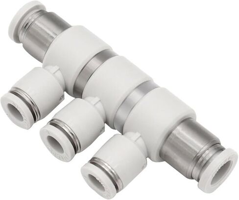 1/10PCS PHK Pneumatic Rotary Variable Diameter Five-Way Connector PHK8-4 - Quick Plug Pass Connector, High Air Tightness(PHK8-4,10 PCS) in Saudi Arabia