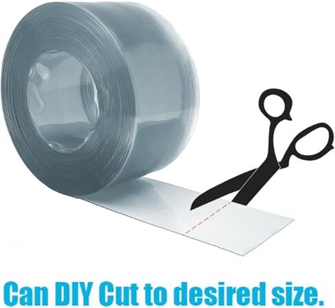 شرائط ستائر الأبواب البلاستيكية التجارية للمجمدات والمستودعات والجراج والسوبر ماركت وبيوت الحيوانات الأليفة - عزل عالي التحمل، موفر للطاقة، سهل التركيب in Kuwait