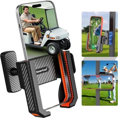 Magnetic Golf Cart Phone Holder Mount- Holds Up to 6 LBS, 3s Phone Clip Install,Phone Caddy for iPhone Galaxy Fits EZGO Club Car Yamaha Icon,Golf Cart Accessories Essentials Gift in Saudi Arabia