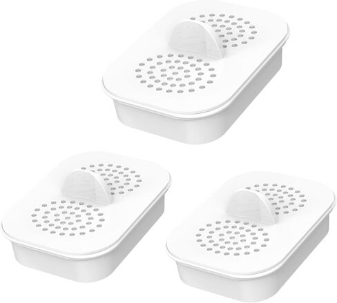 Replacement Filters for All Nakii® Pitcher Filtration System, Fits Nakii® NFP-100, Reduces Chlorine, Last Up to 3 Months or 150 Gallons (Pack of 3) in Saudi Arabia