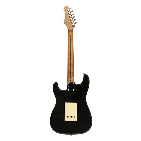 Stagg SES-55 SNB Series 55 Electric Guitar with Solid Paulownia Body l Tempered Maple Neck l 22 Fret Maple Fingerboard l Aged White 3-Ply Pickguard l Brilliant Sunburst Finish in Saudi Arabia