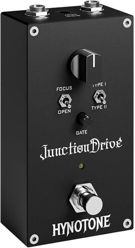 دواسة تعزيز HYNOTONE JunctionDrive JFET - تشويه طبيعي يشبه الأنبوب، بوابة ضوضاء مدمجة، أرضية منخفضة الضوضاء للغاية، محرك جيتار ديناميكي زائد وتعزيز نظيف in Kuwait